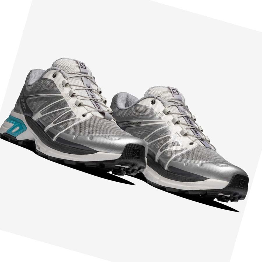 Salomon XT-WINGS 2 ADVANCED Erkek Spor Ayakkabı Gümüş | TR 3459NWY